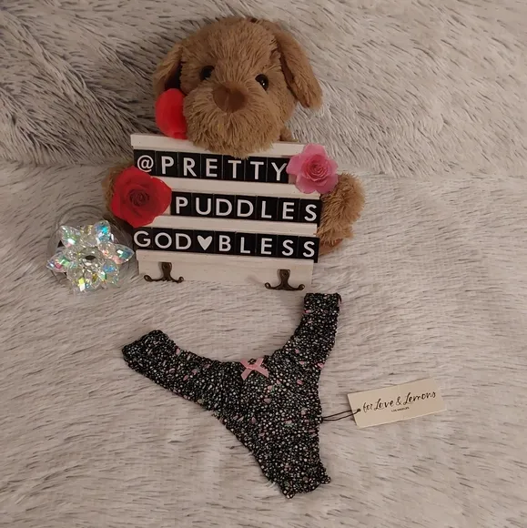 🍓 For Love and Lemons Farrah High-Waist Thong Panty 🍓