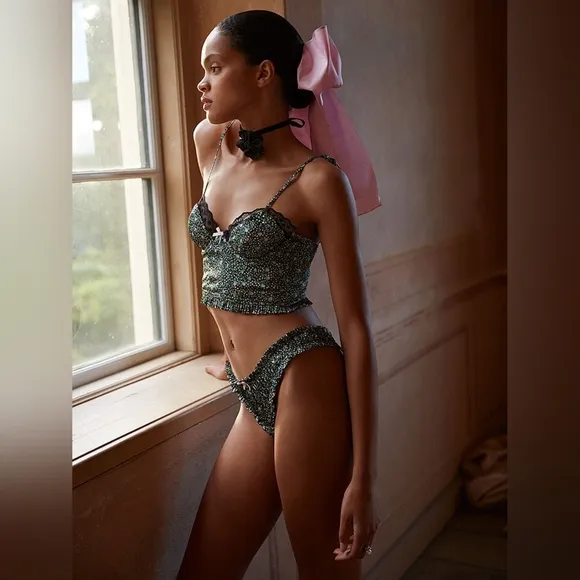 🍓 For Love and Lemons Farrah High-Waist Thong Panty 🍓