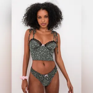 🍓 For Love and Lemons Farrah High-Waist Thong Panty 🍓