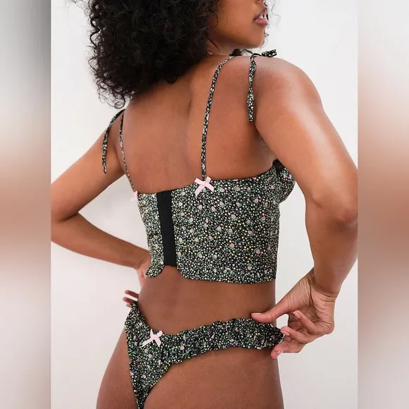 🍓 For Love and Lemons Farrah High-Waist Thong Panty 🍓