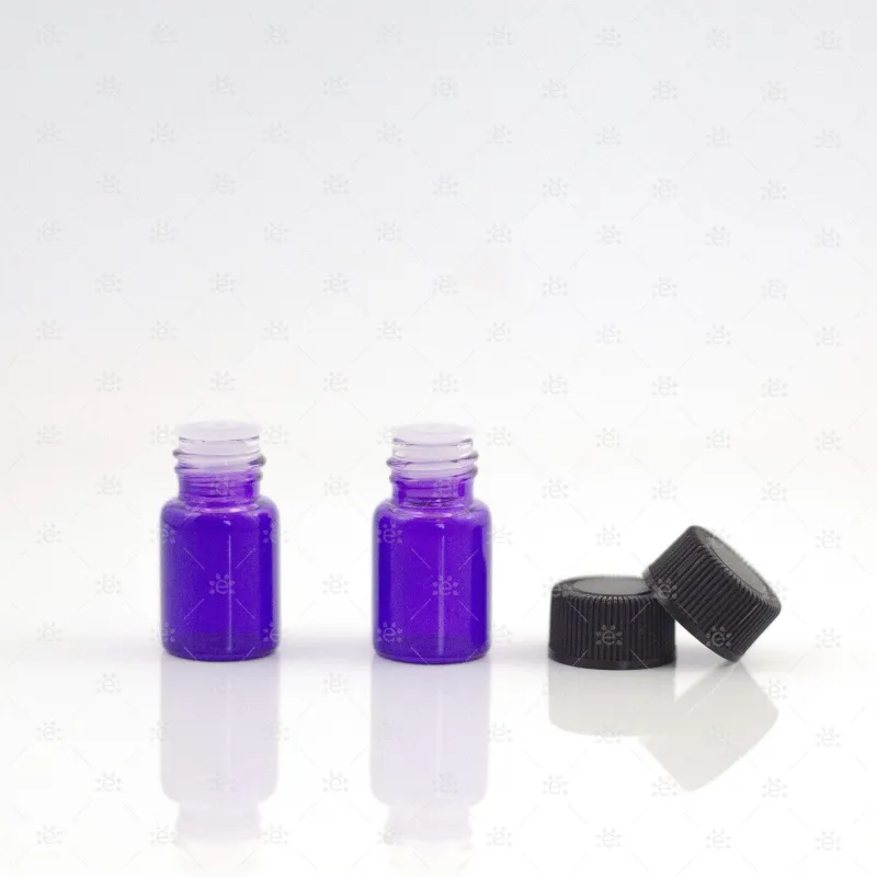 5/8 (2ml) Dram Purple Sample Vial Bottles (24 pack)