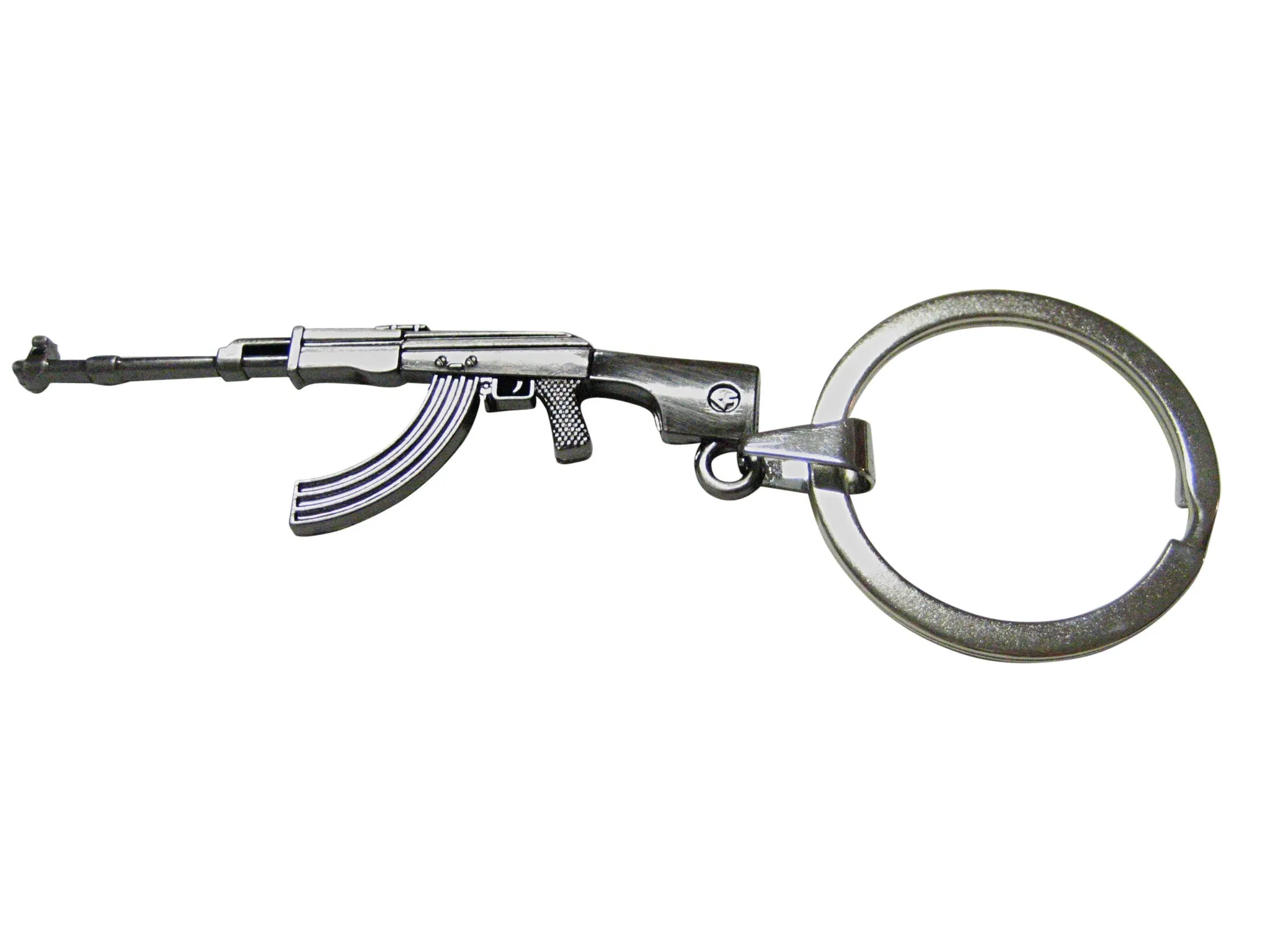 AK 47 Rifle Pendant Keychain