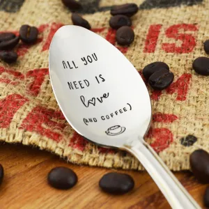 All You Need Is Love (And Coffee) Vintage Spoon