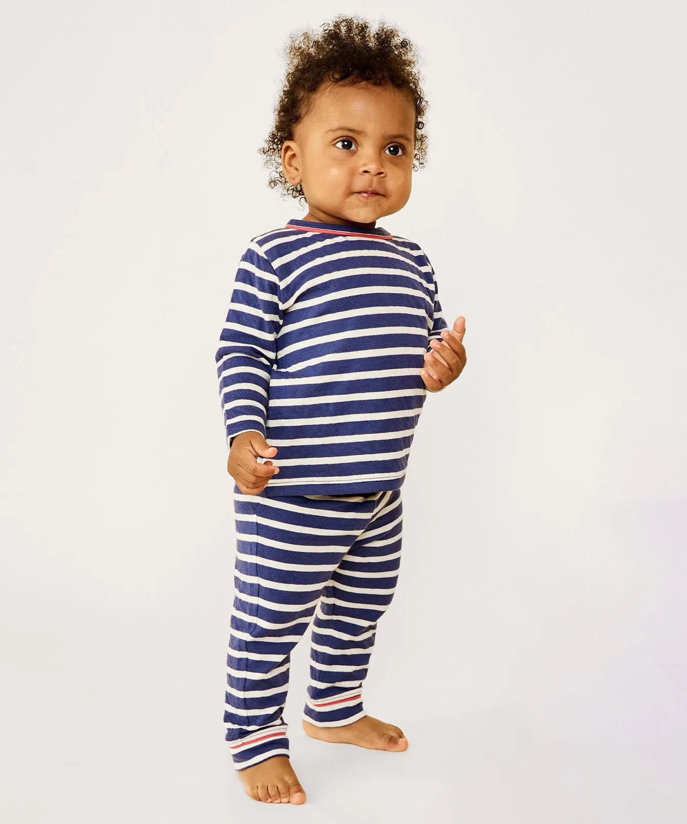 Andy Baby Legging, Marine Stripe