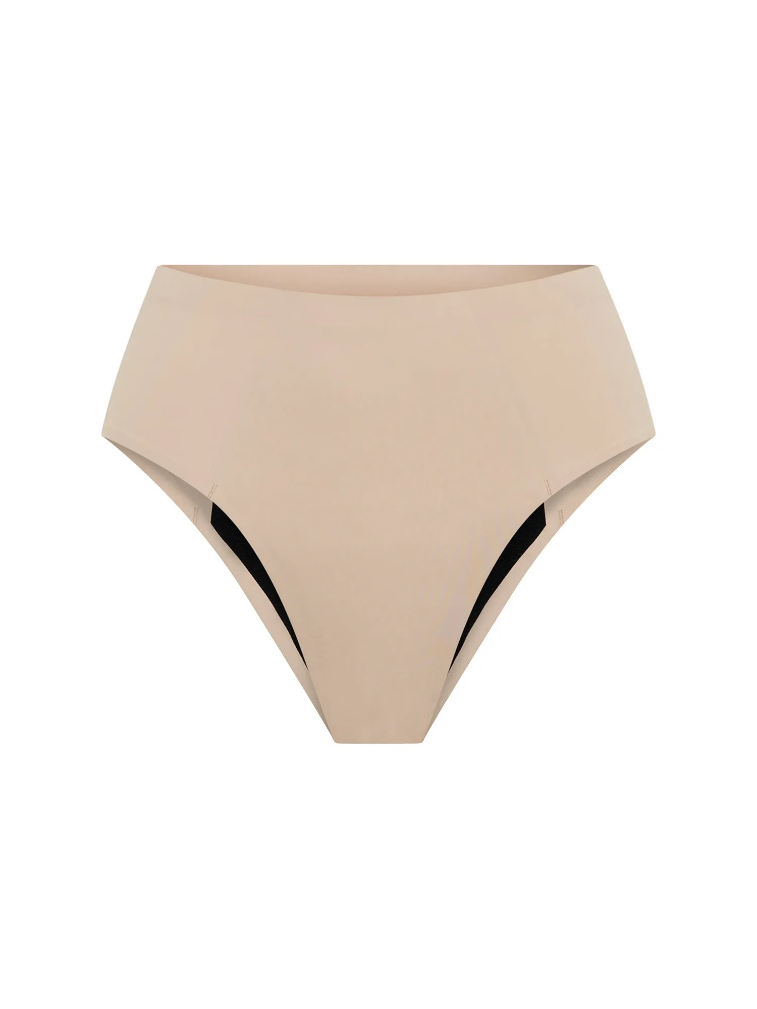 Au Naturel Seamfree Hi Waist Cheeky Super-Overnight Porcelain