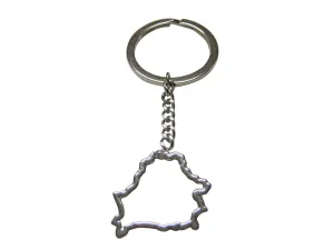 Belarus Map Outline Keychain