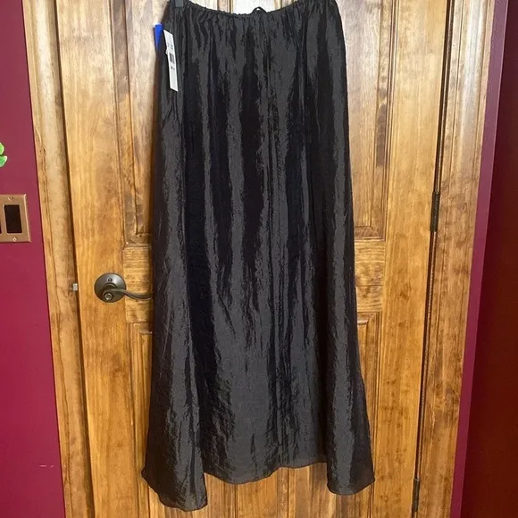 Black Formal Long Maxi Skirt by Chelsea Nights Size 12 NWT Y2K