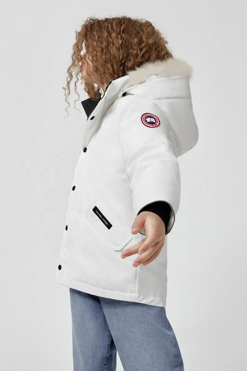 Canada Goose Youth Logan Parka - North Star White