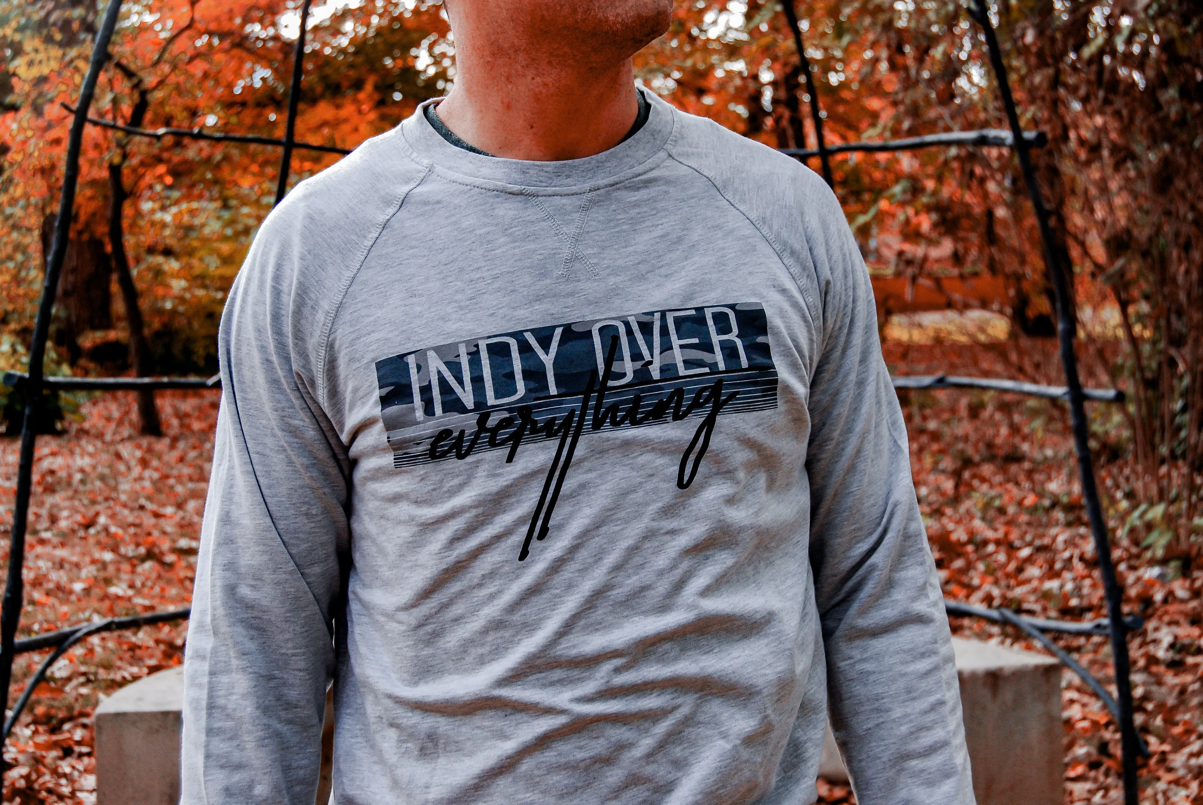 City Camo Sweatshirt - Grey