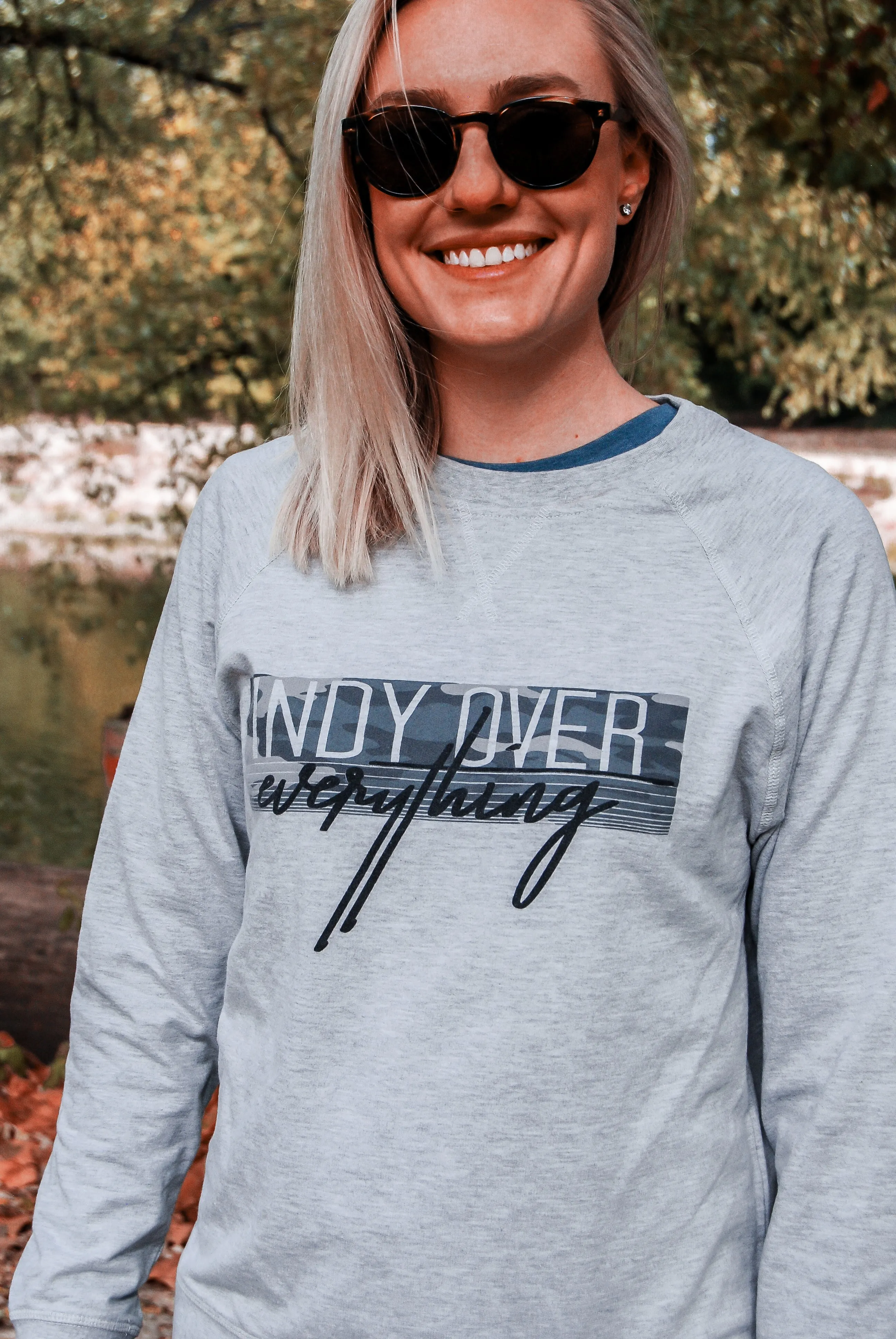 City Camo Sweatshirt - Grey