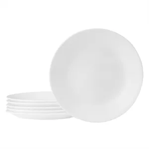 Classic Winter Frost White 6.75" Bread Plate, Set of 6 FREE SHIPPING