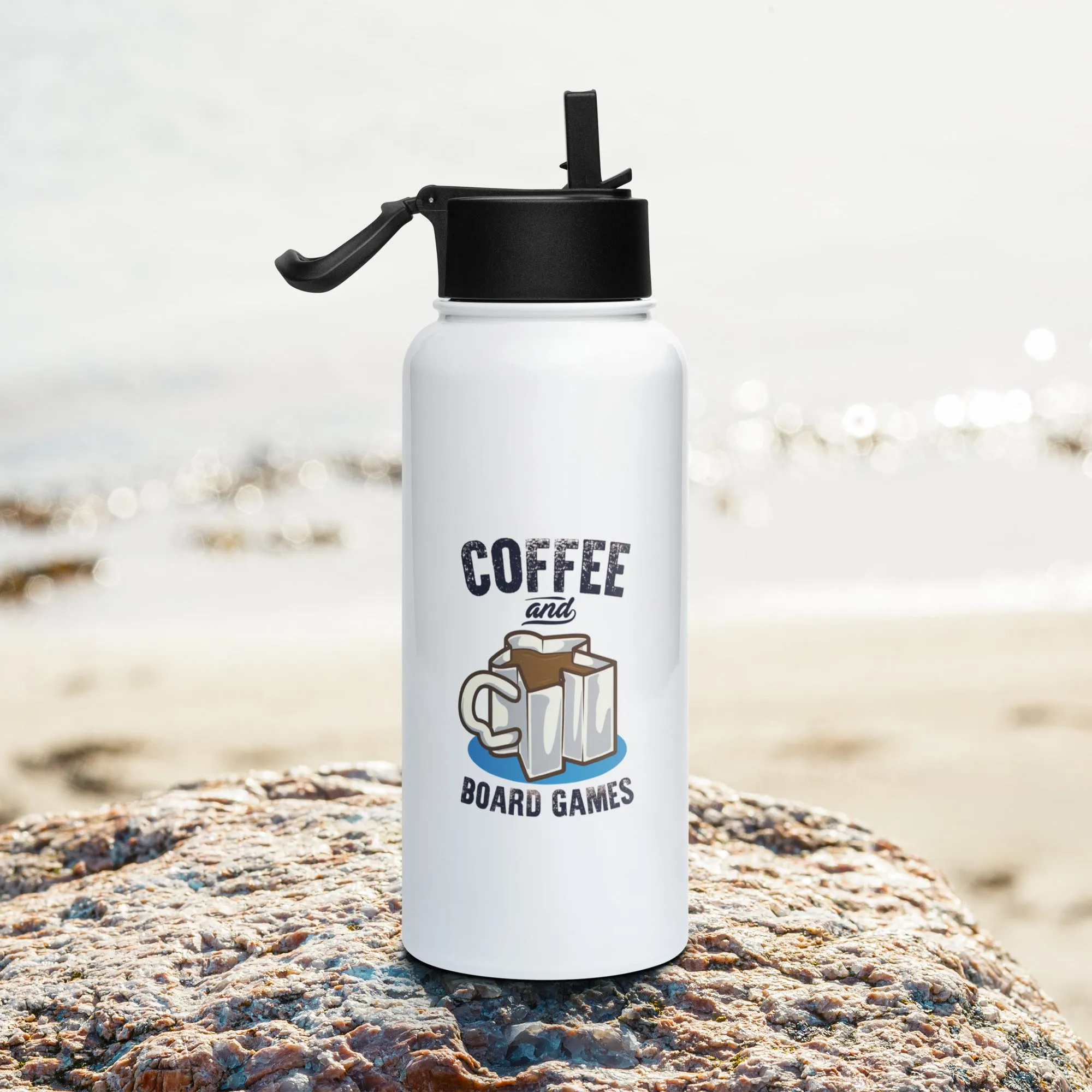 Coffee and Board Games Travel Mug