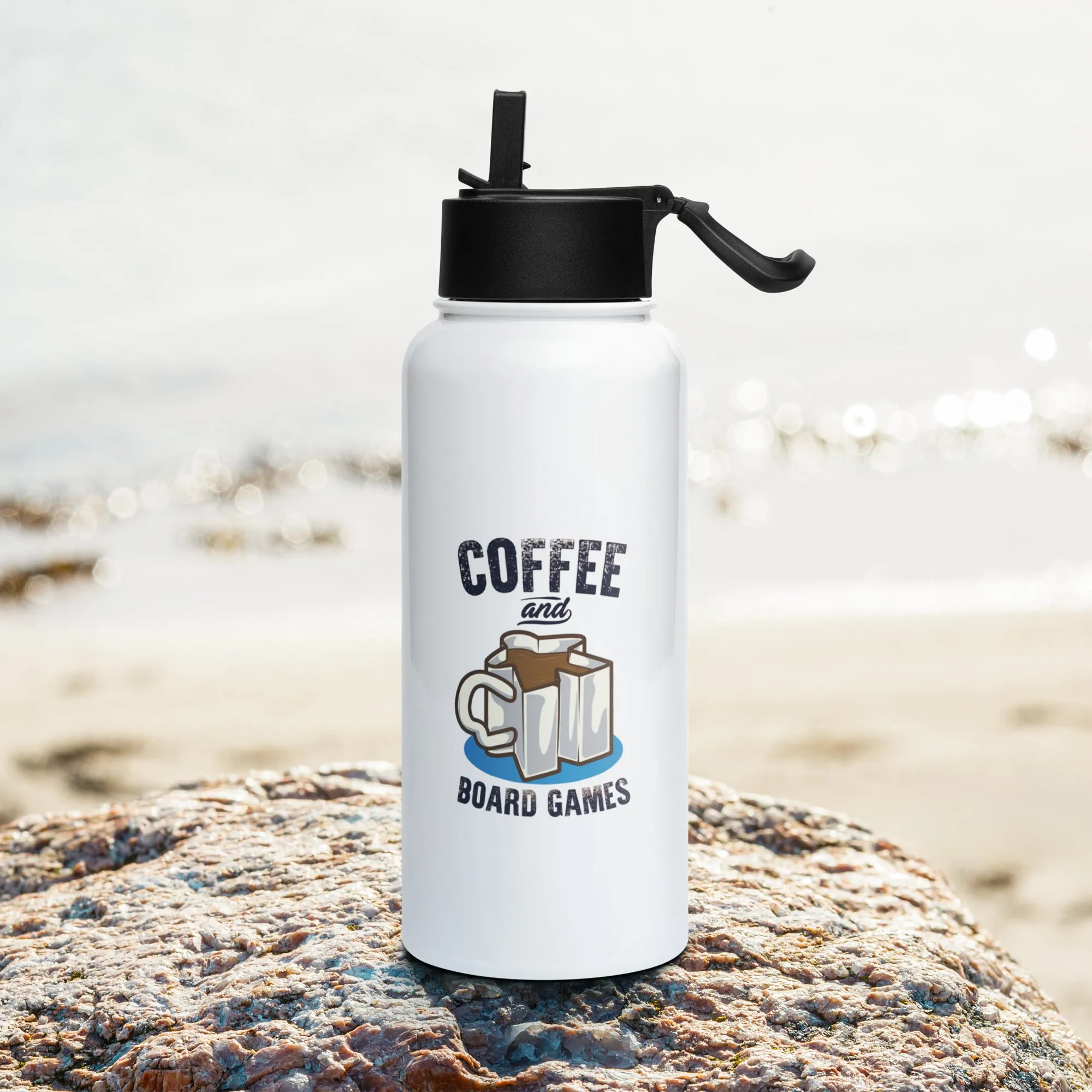 Coffee and Board Games Travel Mug