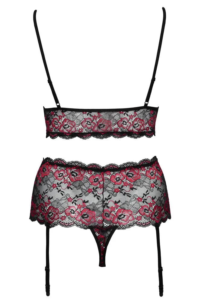 Cottelli Curves Red Black Set