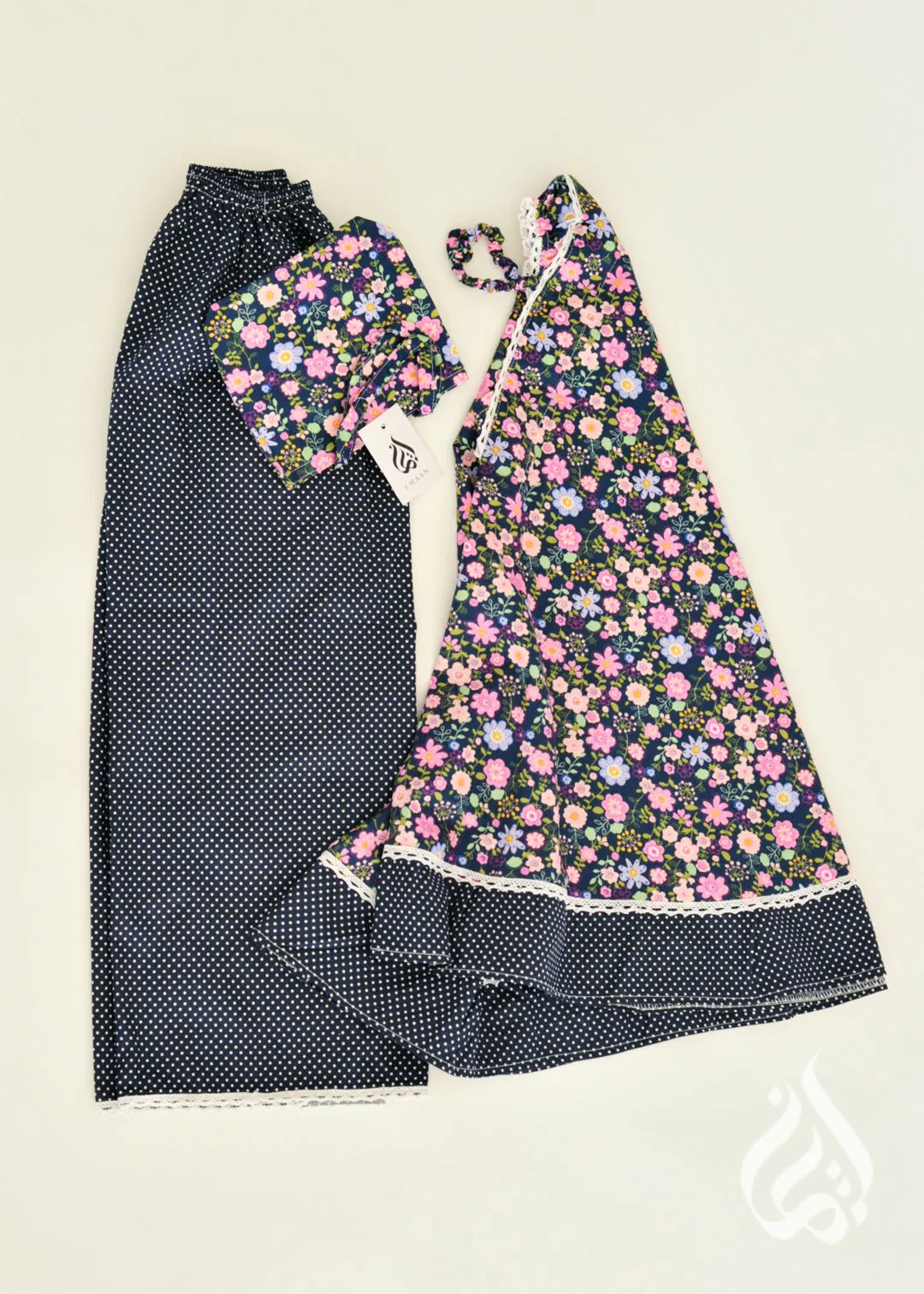 Cotton Prayer Outfit for Girls - Large