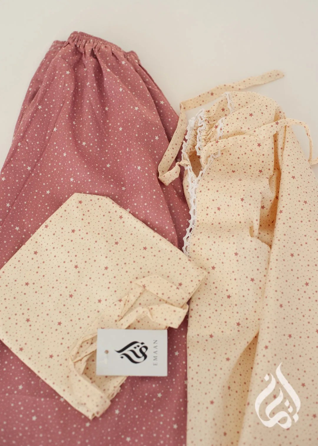 Cotton Prayer Outfit for Girls - Large