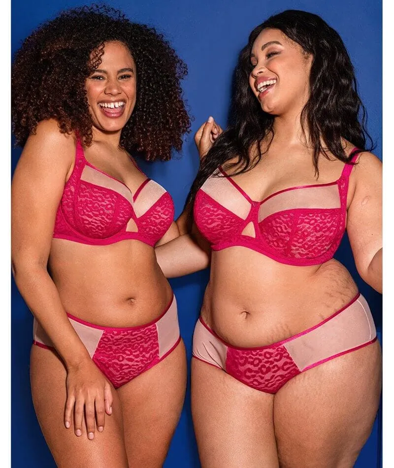 Curvy Kate Victory Wild Short - Hot Pink/ Blush