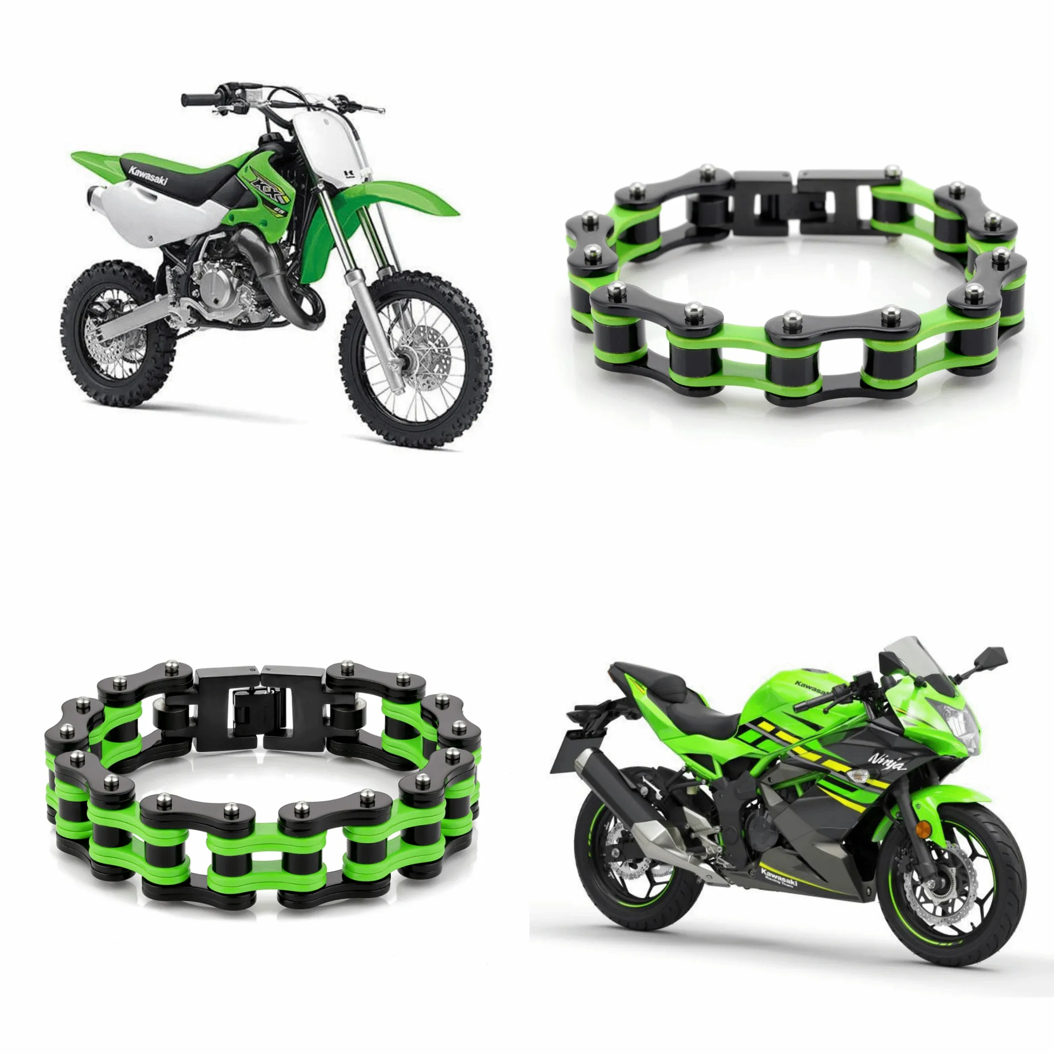 Cycolinks Kawasaki Green Bracelet