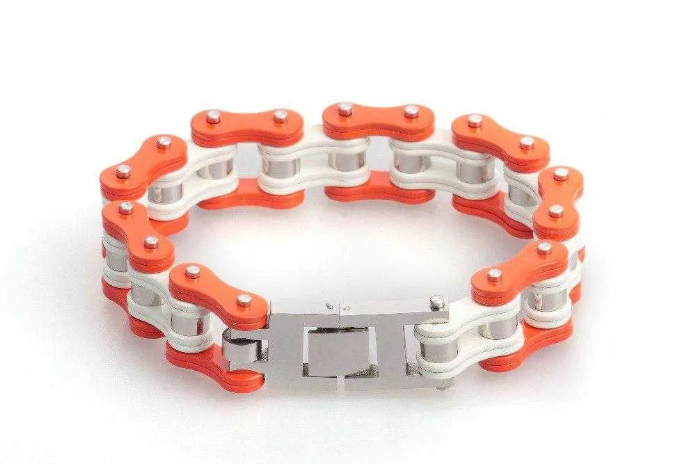 Cycolinks KTM Orange Bike Chain Bracelet