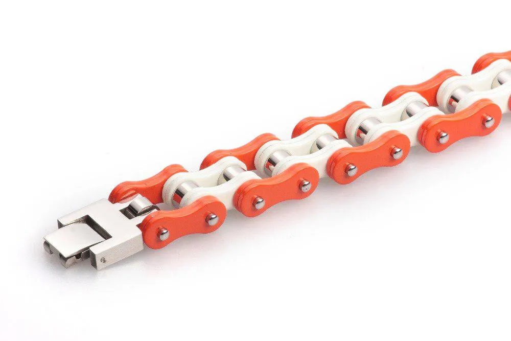 Cycolinks KTM Orange Bike Chain Bracelet