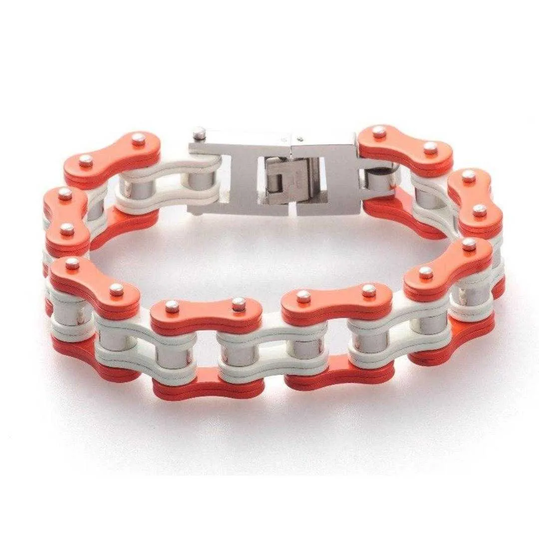 Cycolinks KTM Orange Bike Chain Bracelet