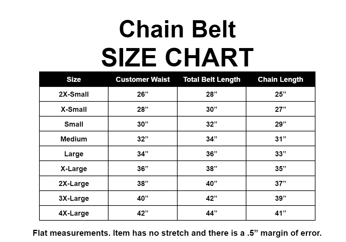 Deadly Fetish Made-To-Order Latex: Chain and Latex Belt