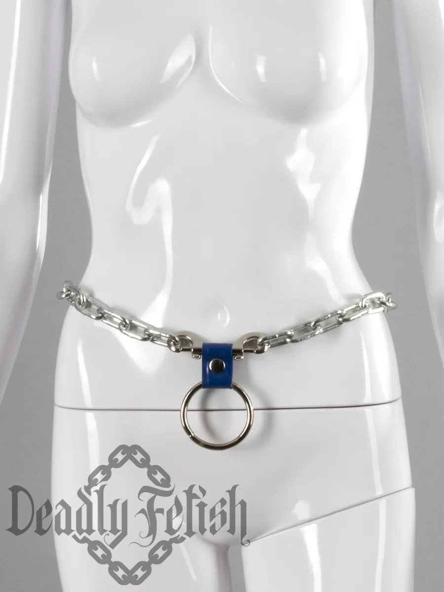 Deadly Fetish Made-To-Order Latex: Chain and Latex Belt