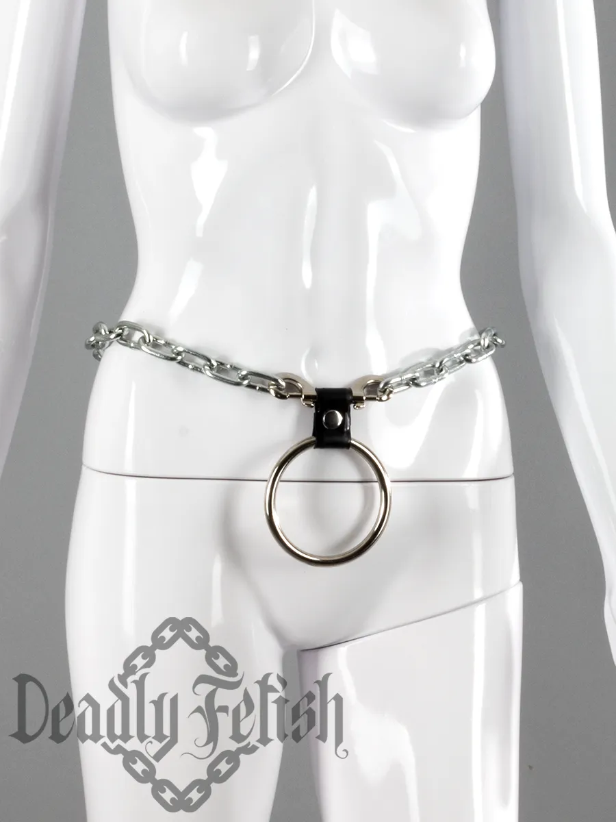 Deadly Fetish Made-To-Order Latex: Chain and Latex Belt