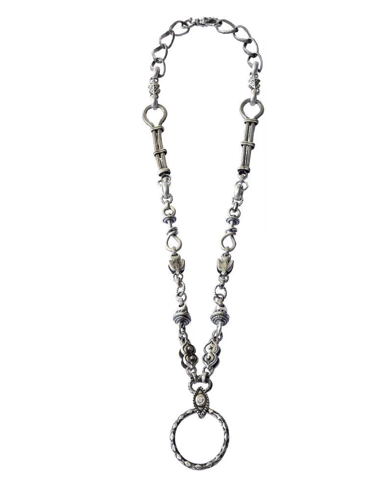 Diamond Evil Eyed Necklace