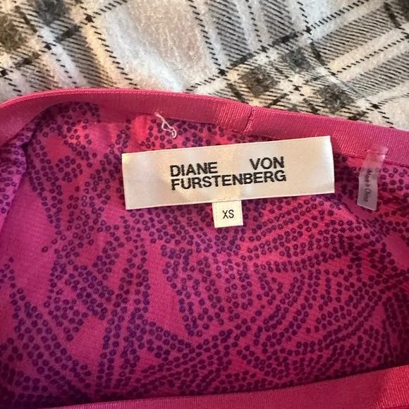 Diane von Furstenberg Pink Paloma Wrap Effect Ruffled Printed Mesh Mini Skirt XS