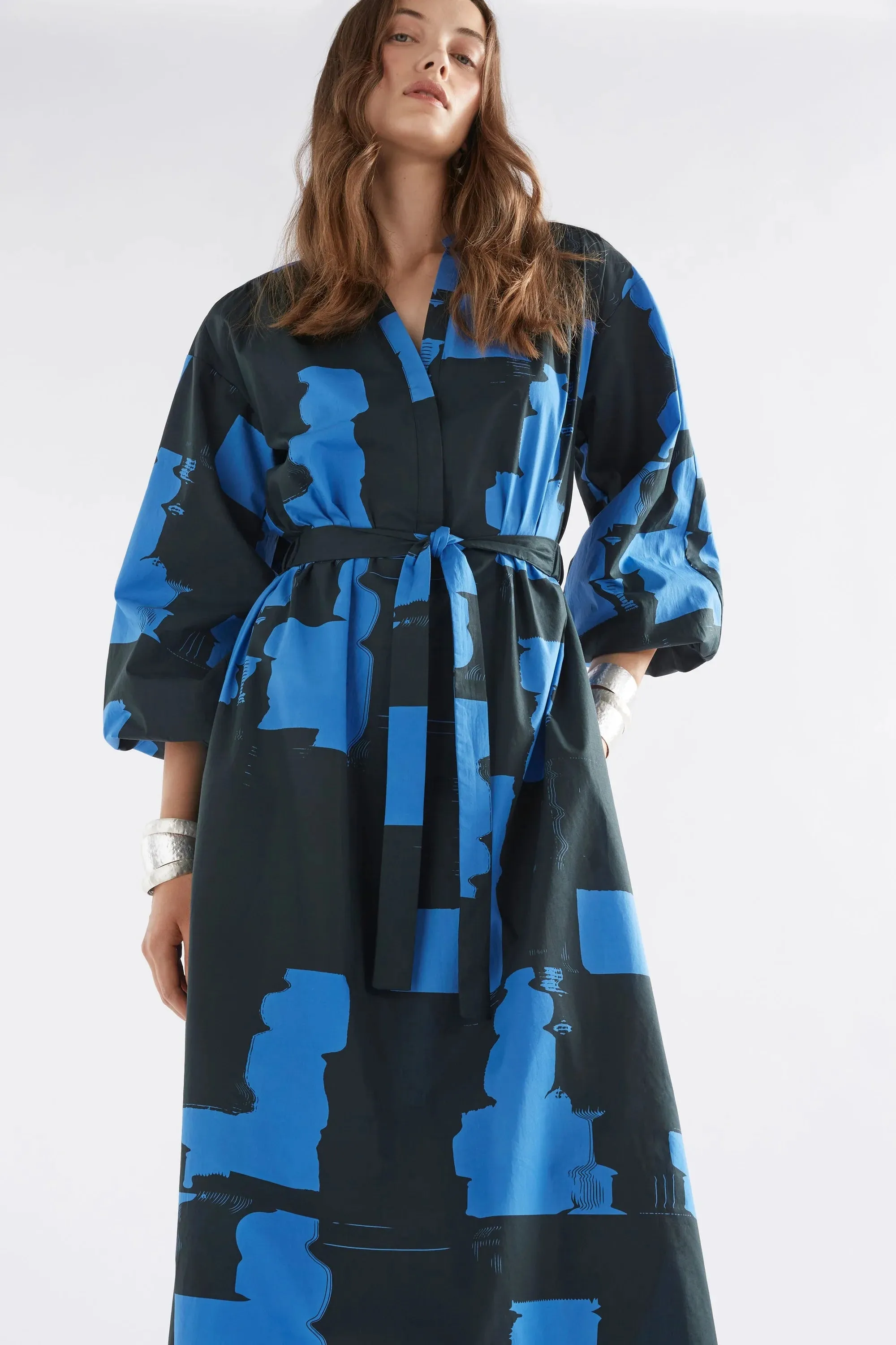 ELK Deze Dress - Blue Rolla Print