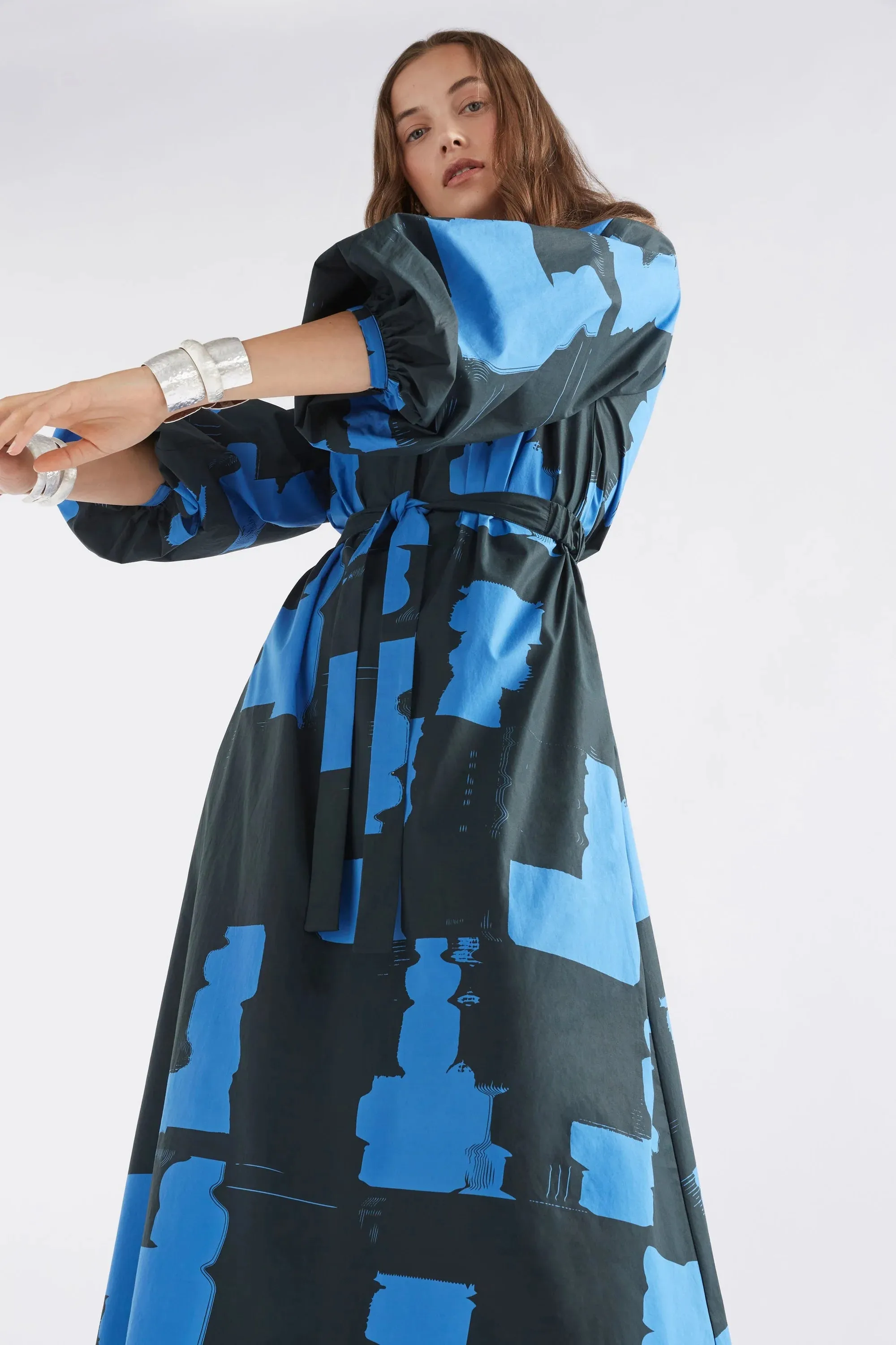 ELK Deze Dress - Blue Rolla Print