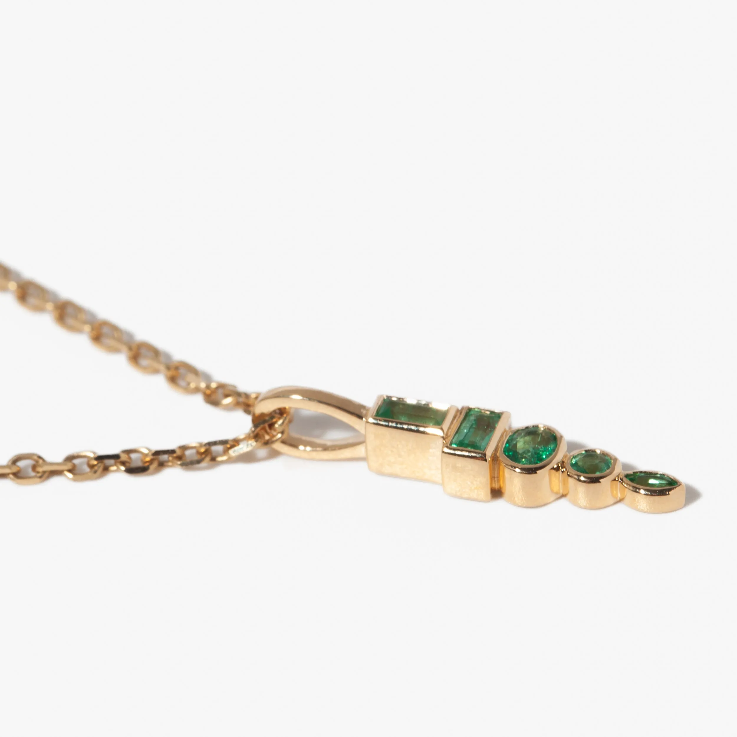 Emerald Monroe Totem Pendant
