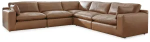 Emilia Caramel 5-Piece Sectional