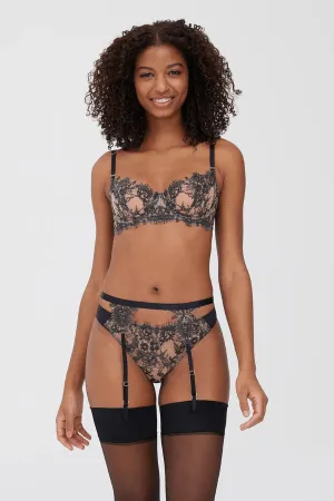 Entice Garter Belt - Black