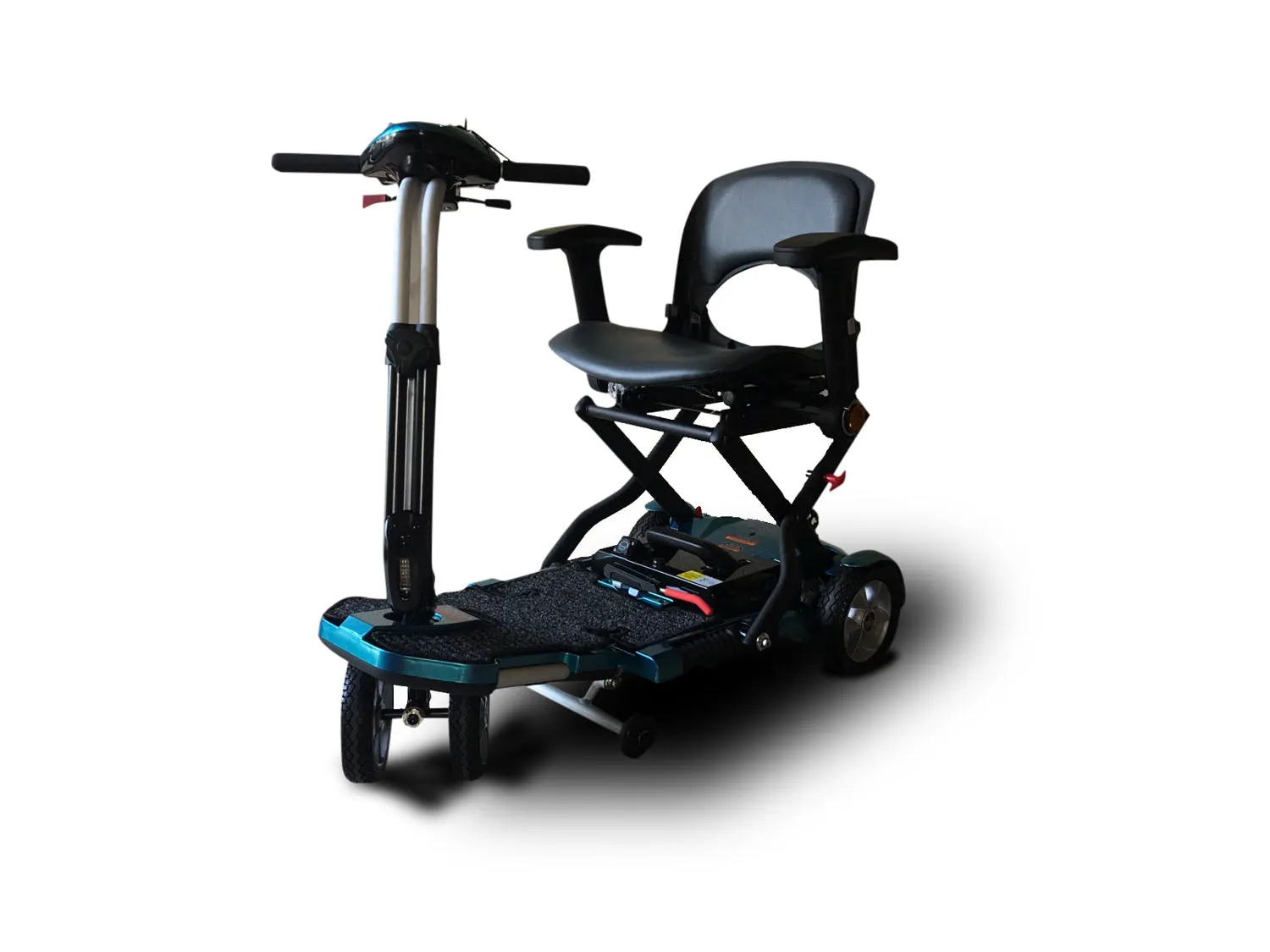 EV Rider Transport Plus Folding Mobility Scooter With Armrests