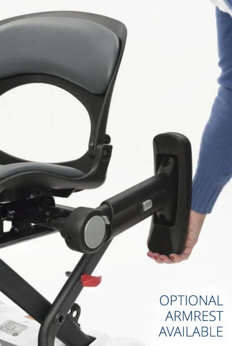 EV Rider Transport Plus Folding Mobility Scooter With Armrests