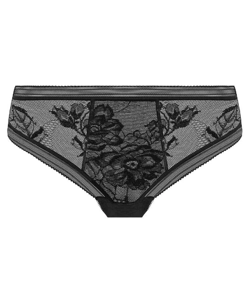 Fantasie Fusion Lace Brazilian Brief - Black