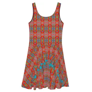 Fitted Skater Dress (Her/Muliebris)(Grail Night Flower) RJSTH@Fabric#12 RJSTHS2020 RJS