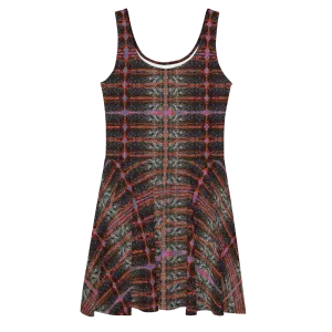 Fitted Skater Dress (Her/Muliebris)(Rind#6 Tree Link) RJSTH@Fabric#6 RJSTHW2021 RJS
