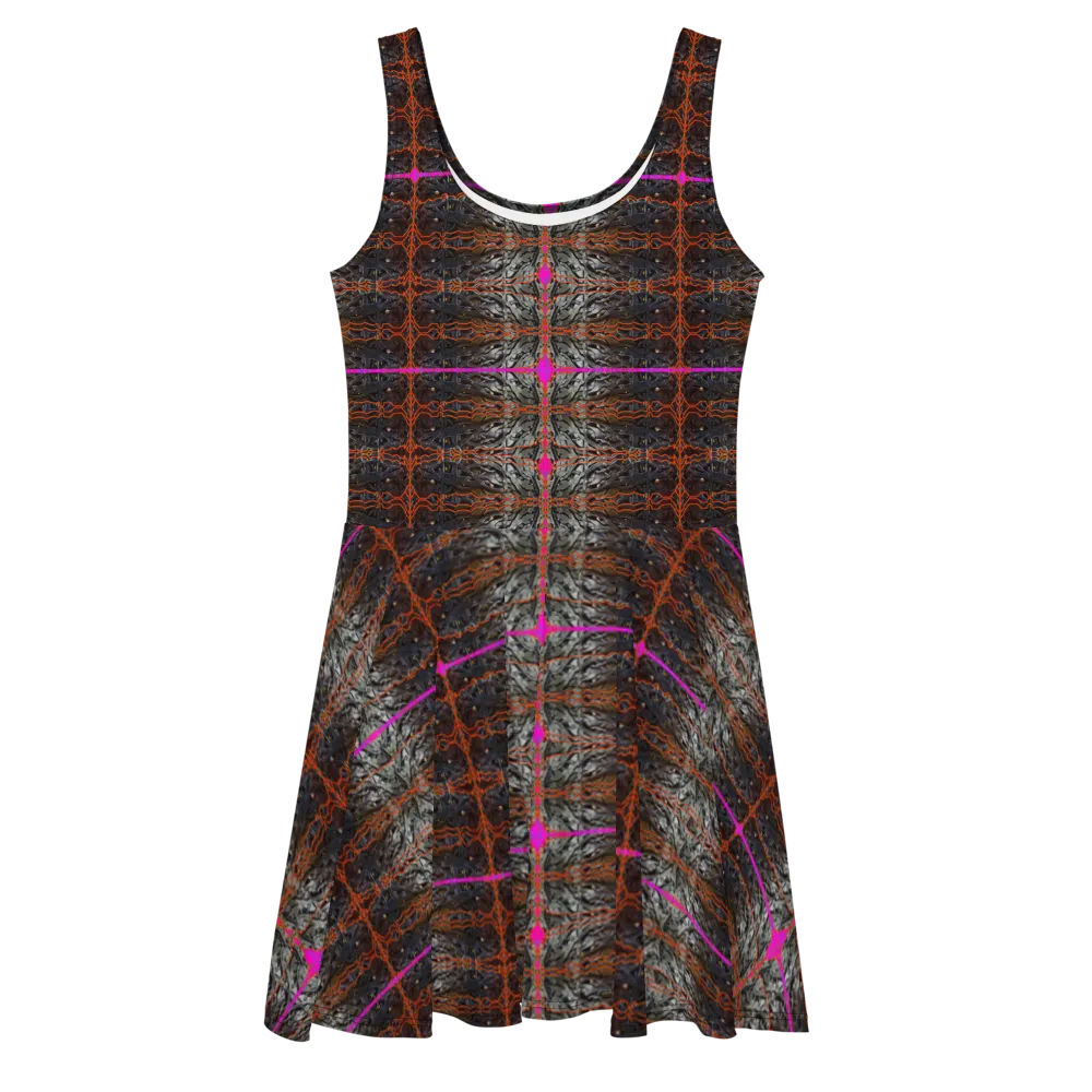 Fitted Skater Dress (Her/Muliebris)(Rind#7 Tree Link) RJSTH@Fabric#7 RJSTHW2021 RJS