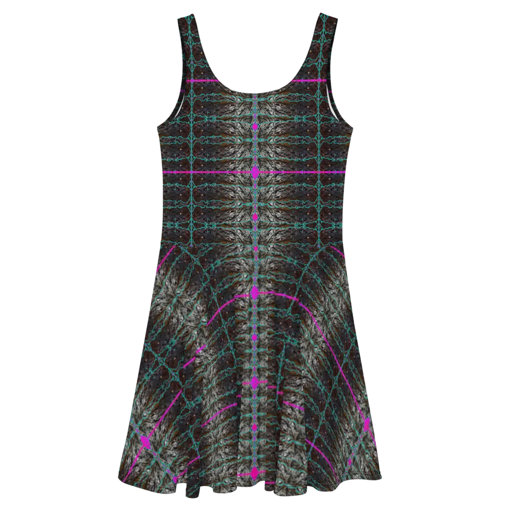 Fitted Skater Dress (Her/Muliebris)(Rind#8 Tree Link) RJSTH@Fabric#8 RJSTHW2021 RJS