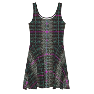 Fitted Skater Dress (Her/Muliebris)(Rind#8 Tree Link) RJSTH@Fabric#8 RJSTHW2021 RJS