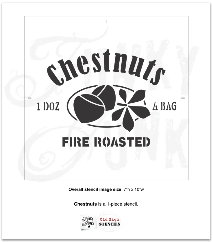 FJ108 Funky Junk's - Chestnuts