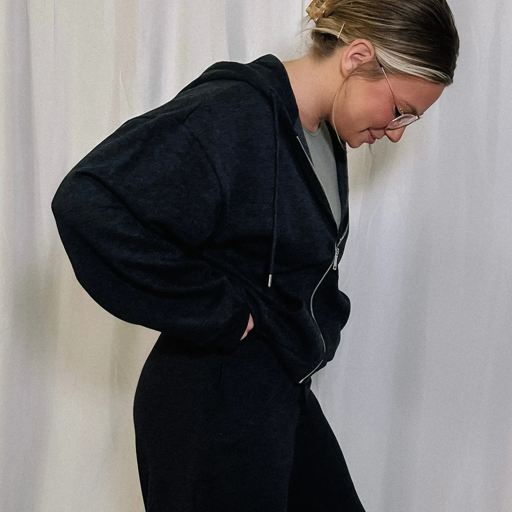 Flights Not Feelings Lounge Zip Up
