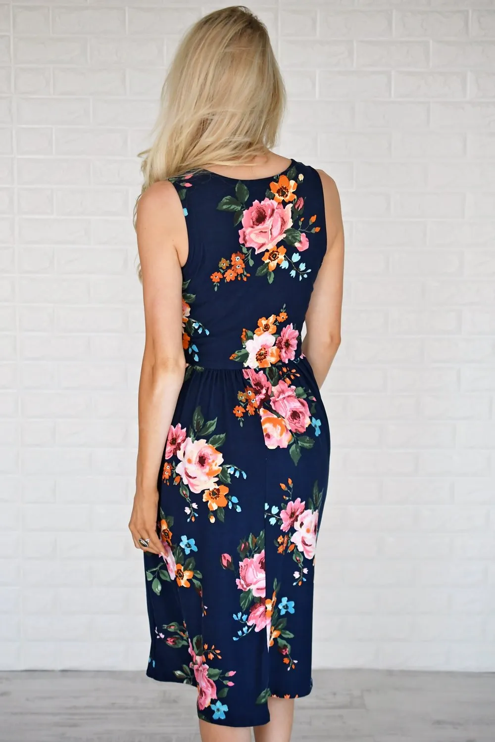 Floral My Heart Midi Dress