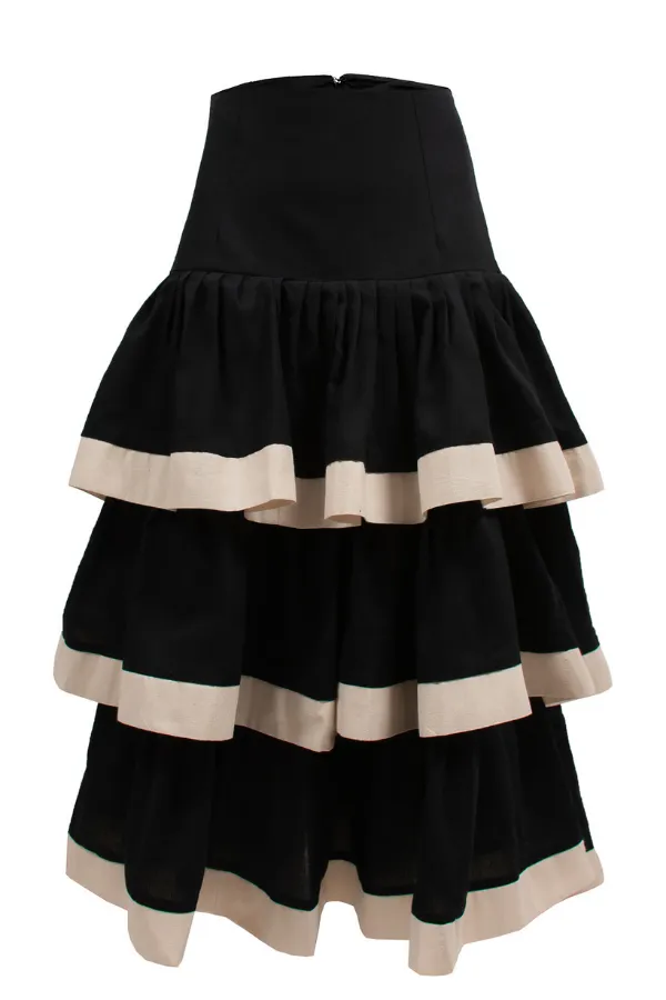 Flores Ruffle Skirt