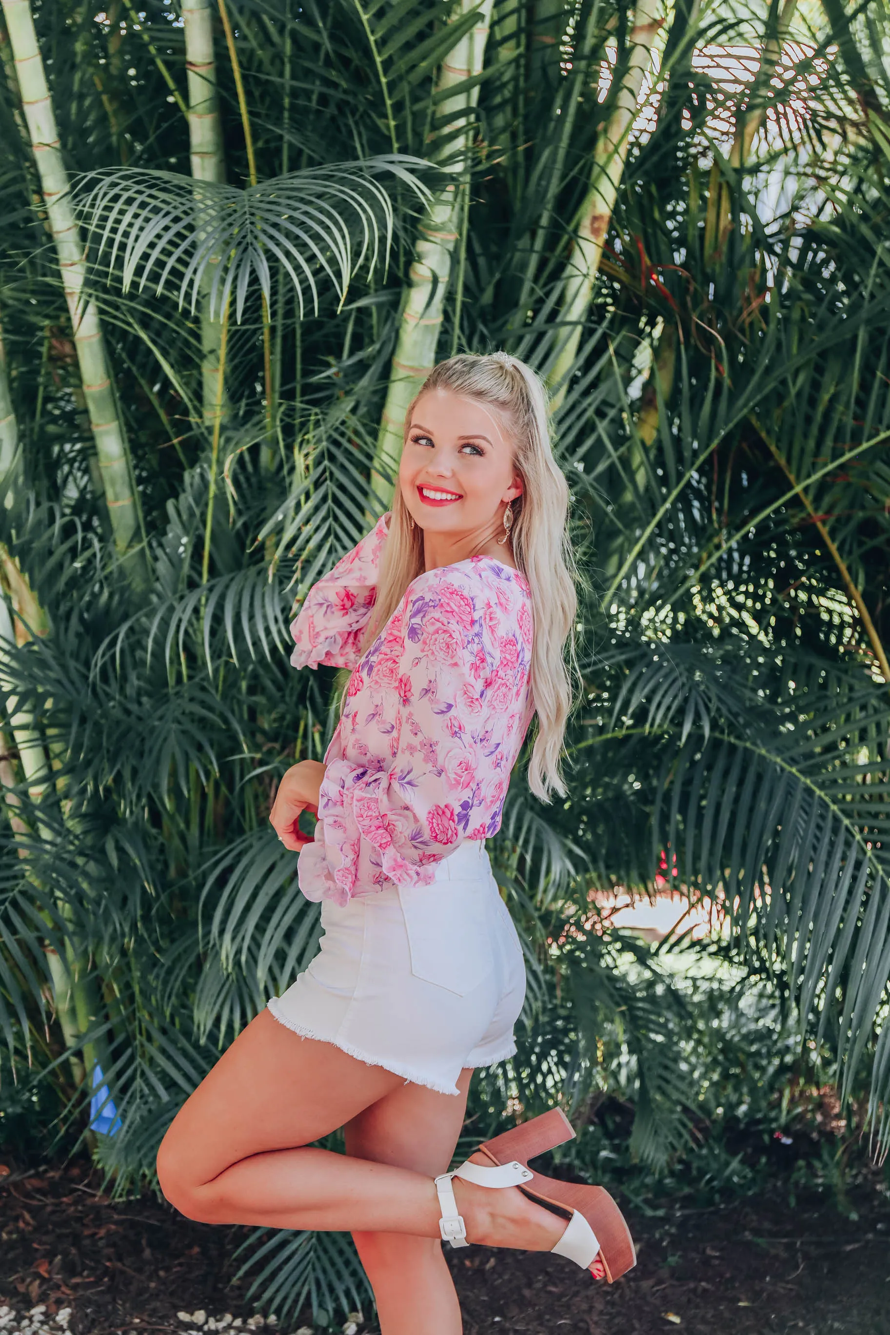 Flower Child Chiffon Bodysuit