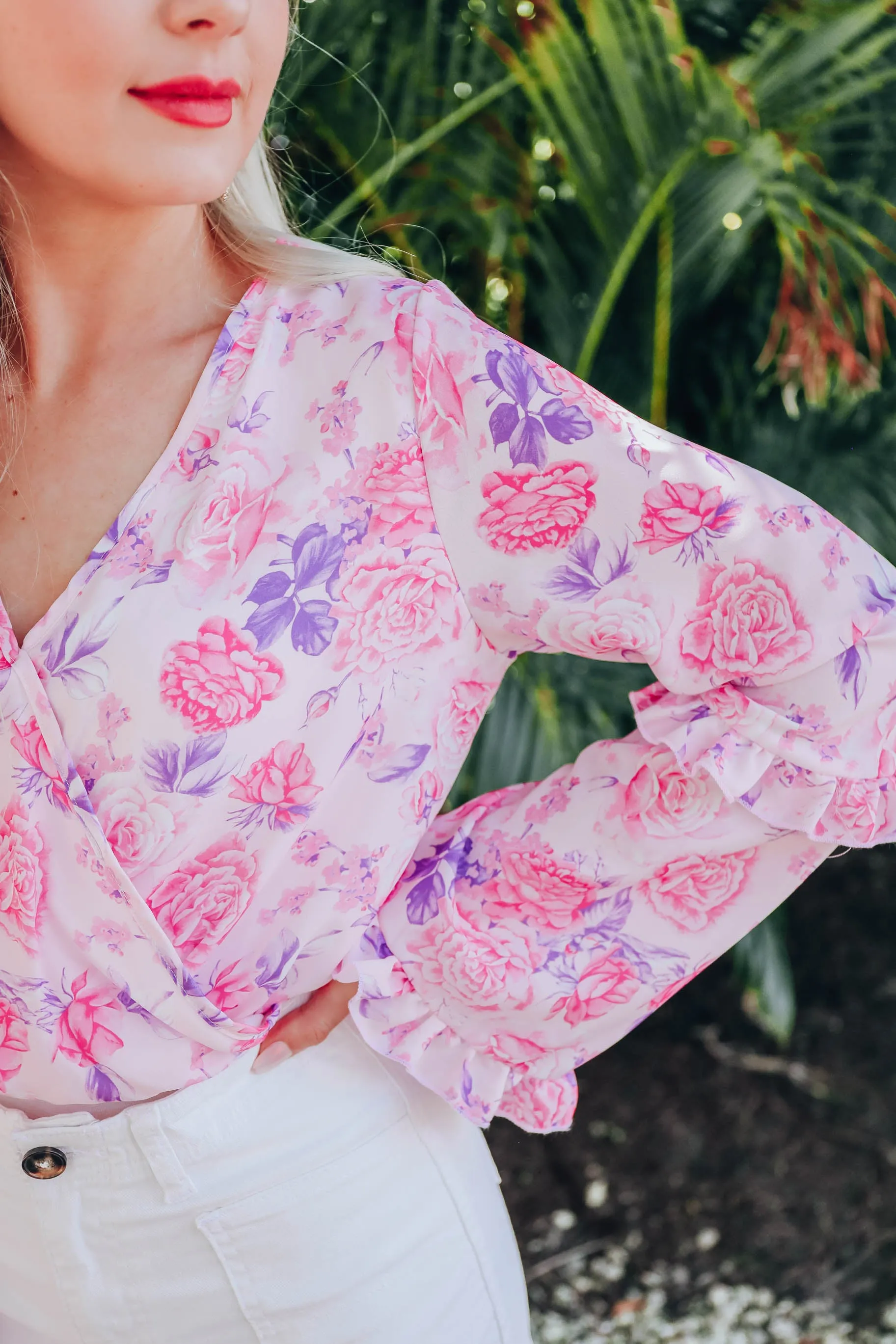 Flower Child Chiffon Bodysuit
