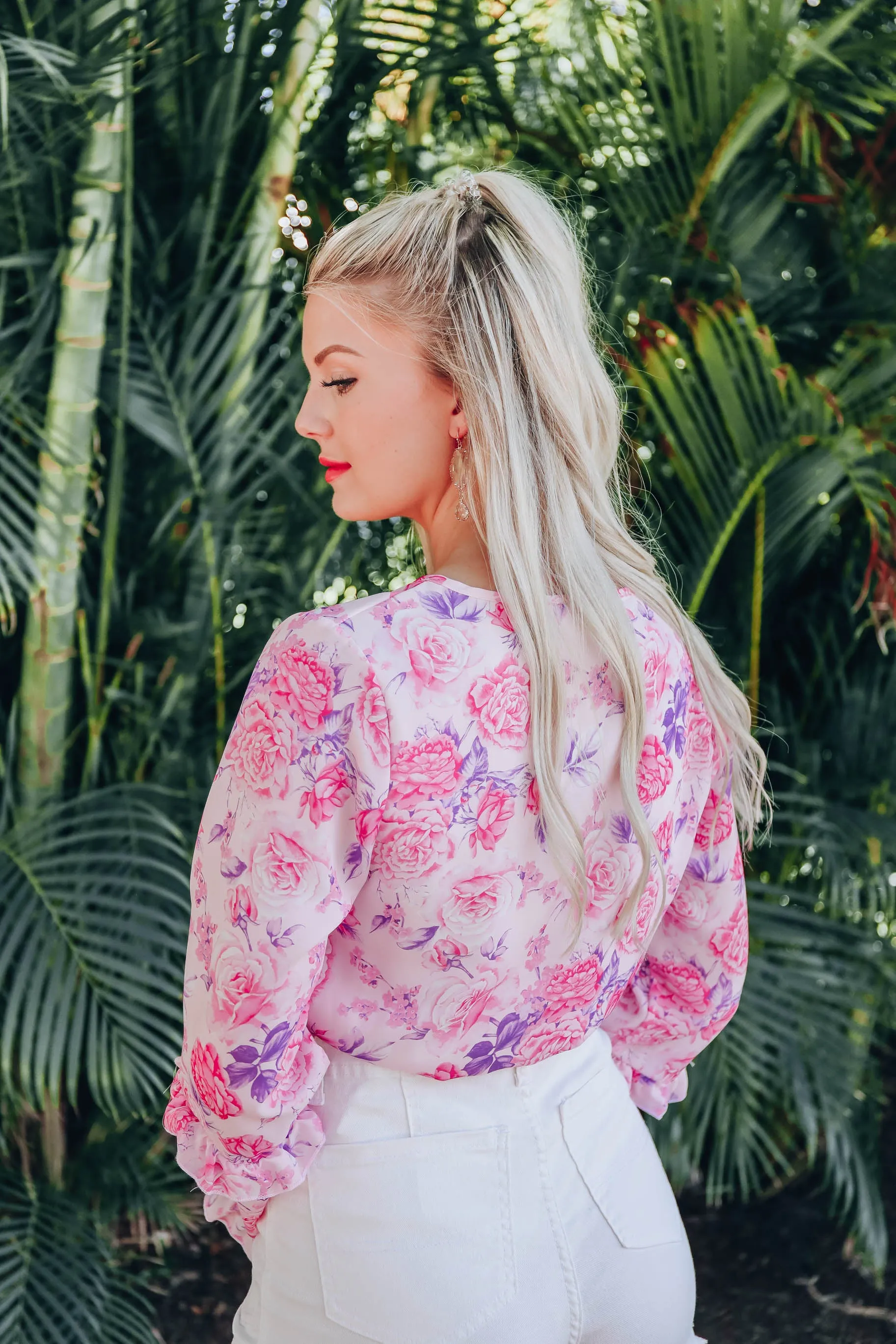 Flower Child Chiffon Bodysuit